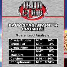 Load image into Gallery viewer, Iron Claw Baby Stag Starter Crumble, 1kg