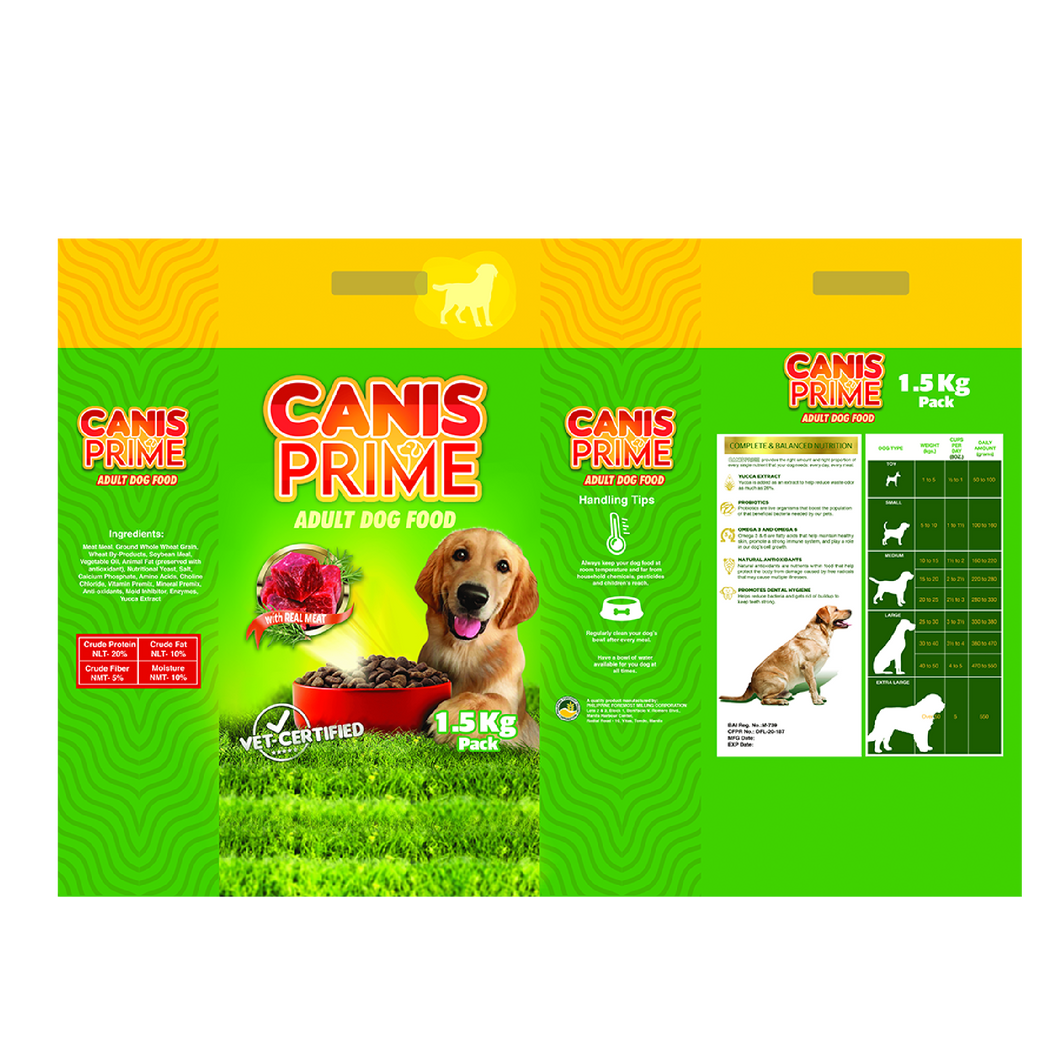 Canis Prime Adult Dog Food 1.5 kg