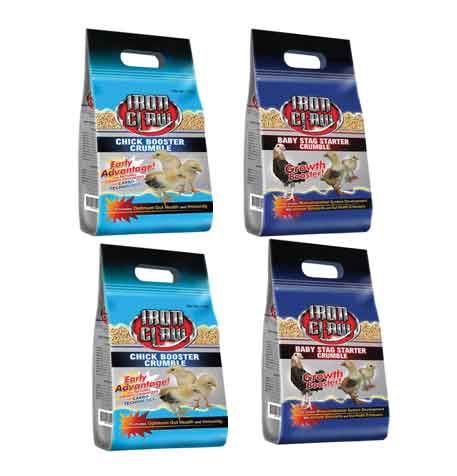 Iron Claw Chick Booster Crumble & Baby Stag Starter Crumble