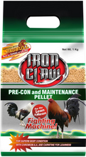 Load image into Gallery viewer, Iron_Claw Pre-Con andb Maintenance Pellet 1kg - Whole_Front
