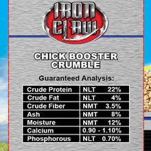 Load image into Gallery viewer, Iron Claw Chick Booster Crumble, 1kg
